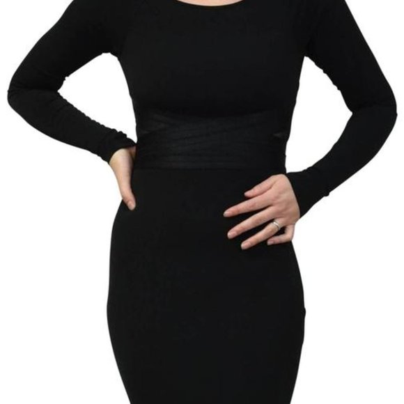 Elizabeth and James Black Casual Dress - Size Large - Picture 9 of 9